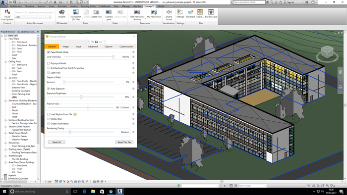 enscape revit decals