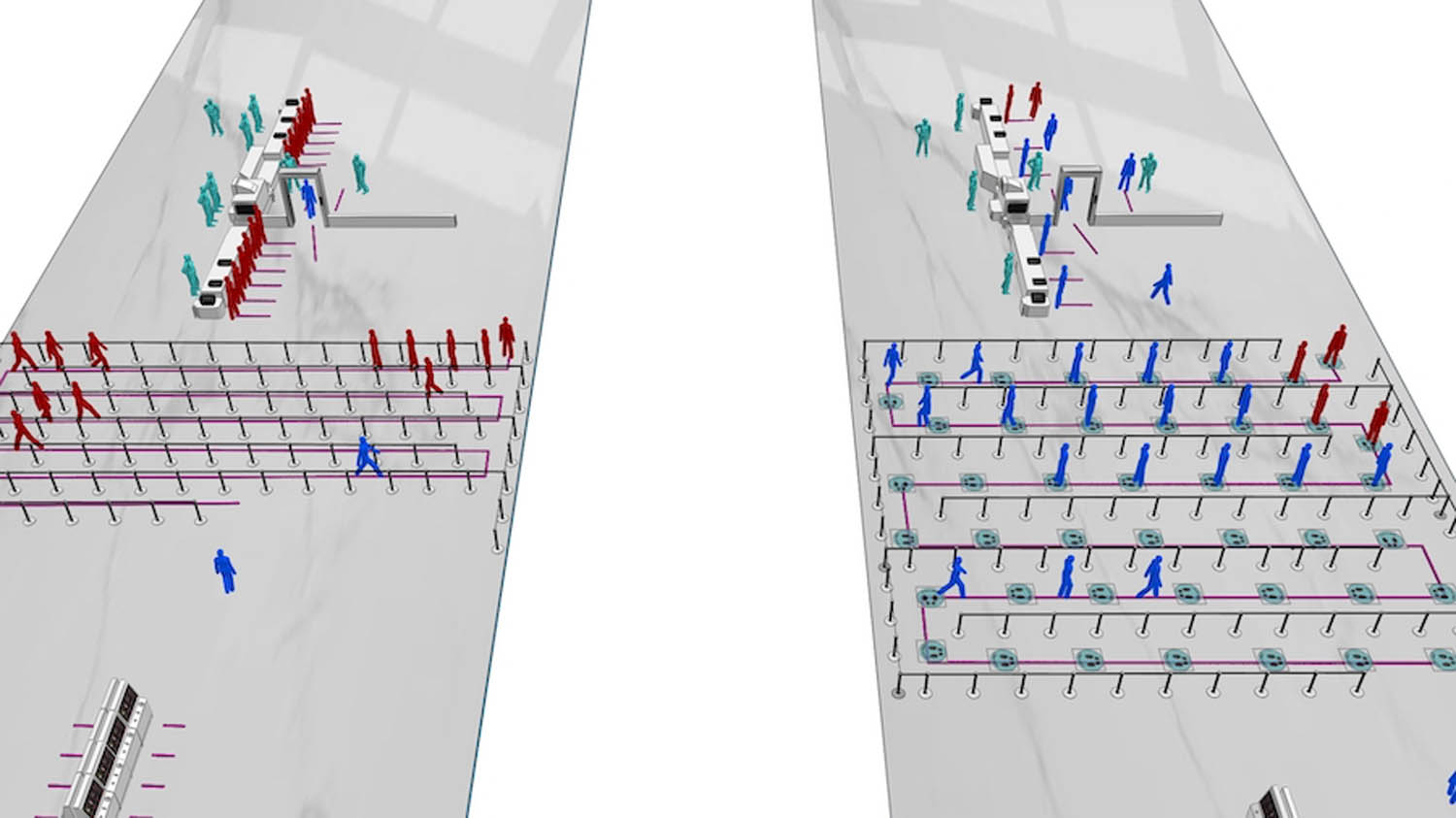 Massmotion airport pedestrian simulation