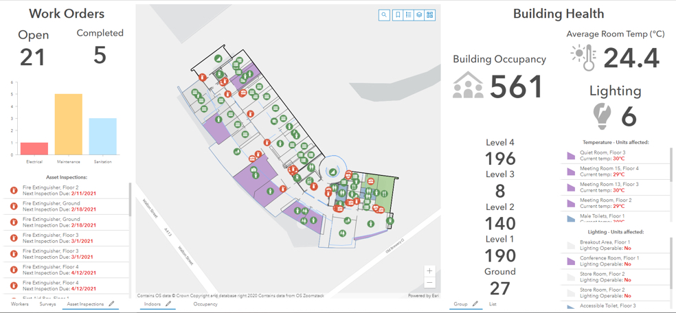 Esri indoor mapping facilities management