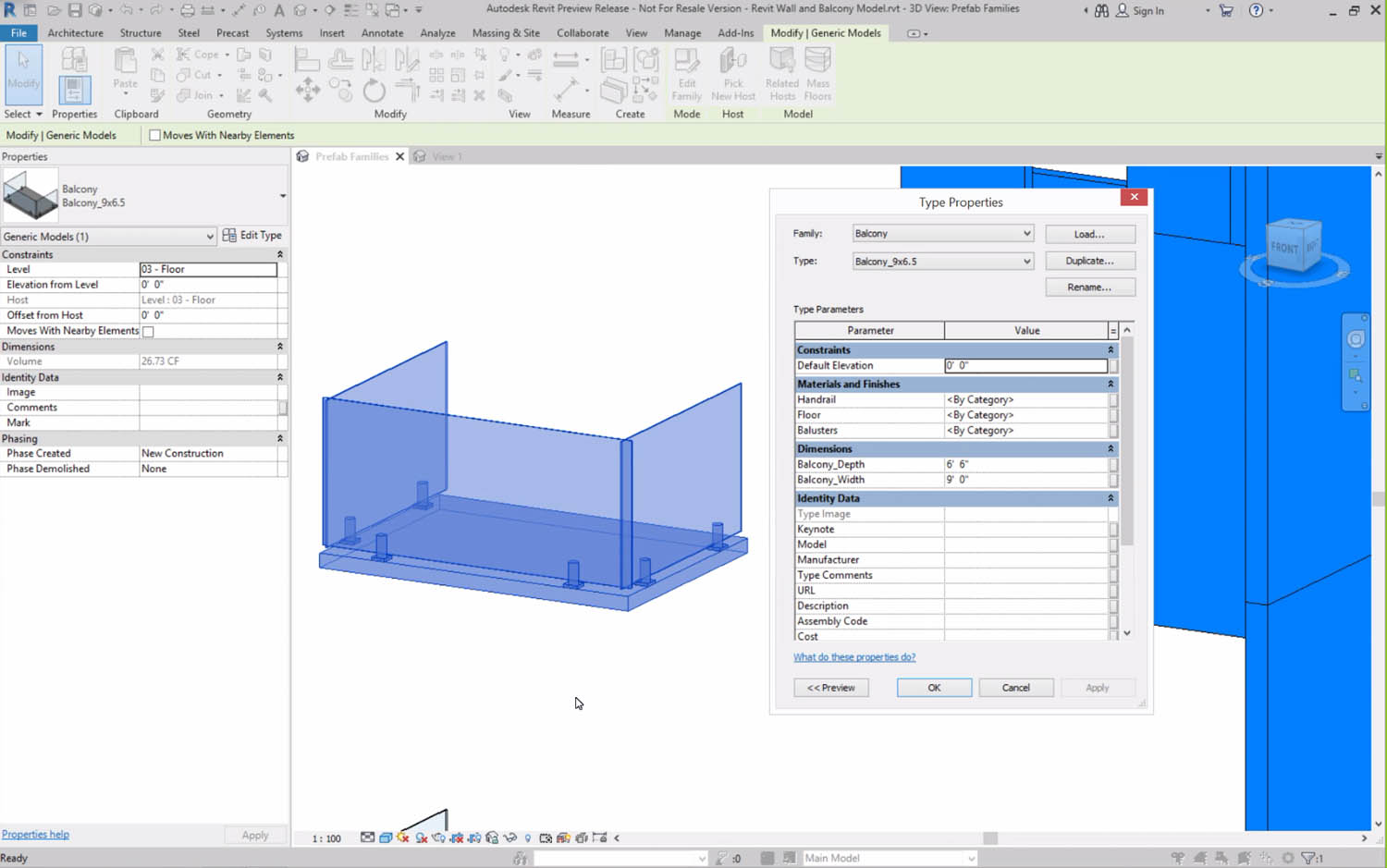 Revit Autodesk DfMA