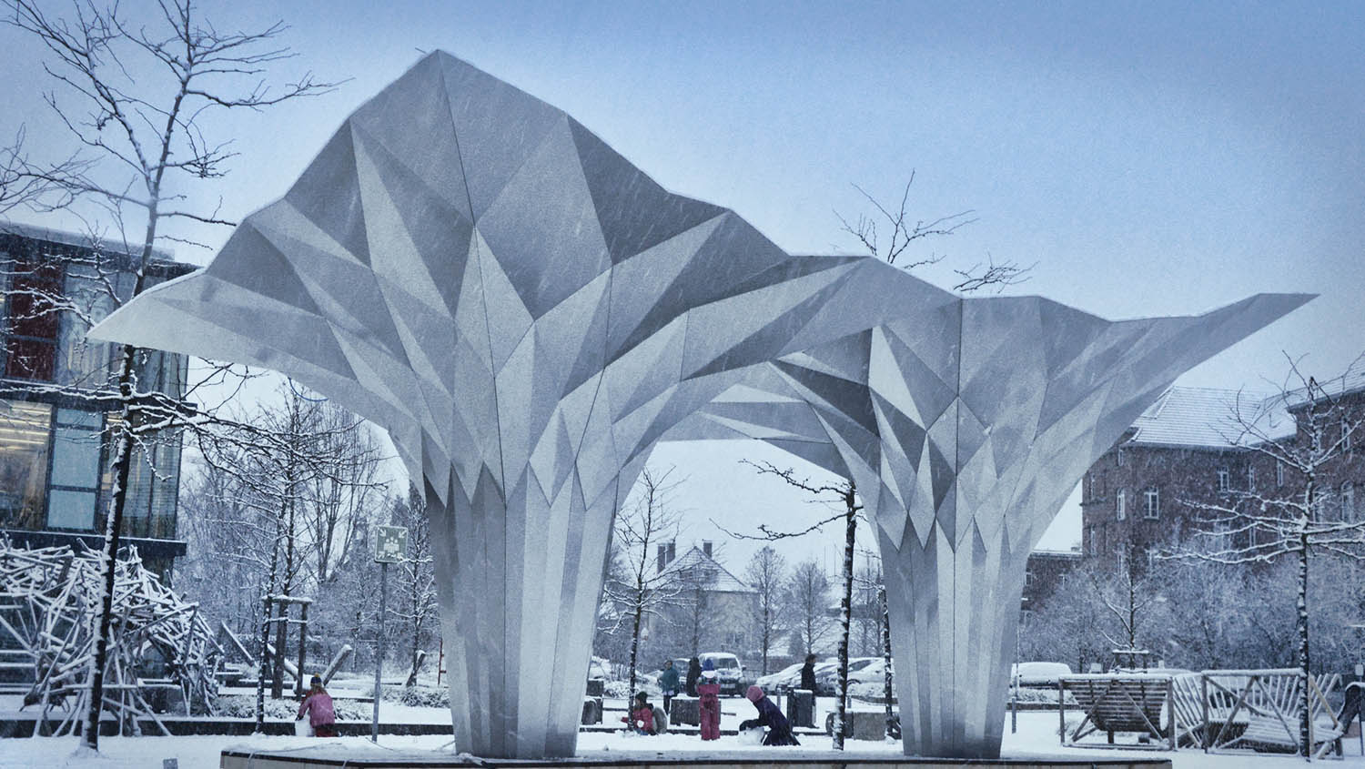 Foldstruct pavilion 