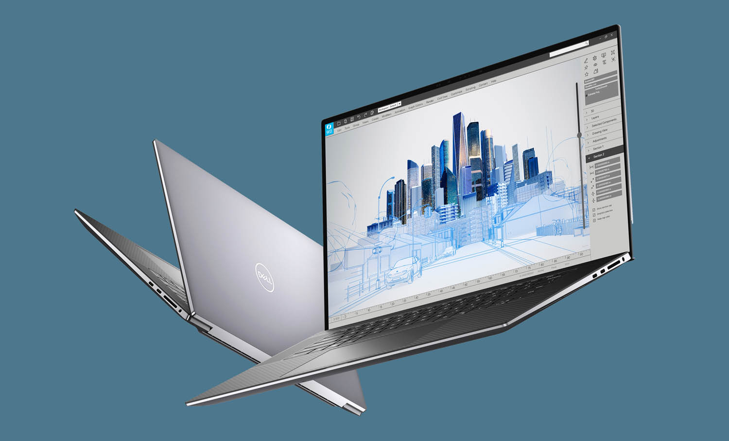 Dell Precision 5760 - lightweight workstation laptops 2021