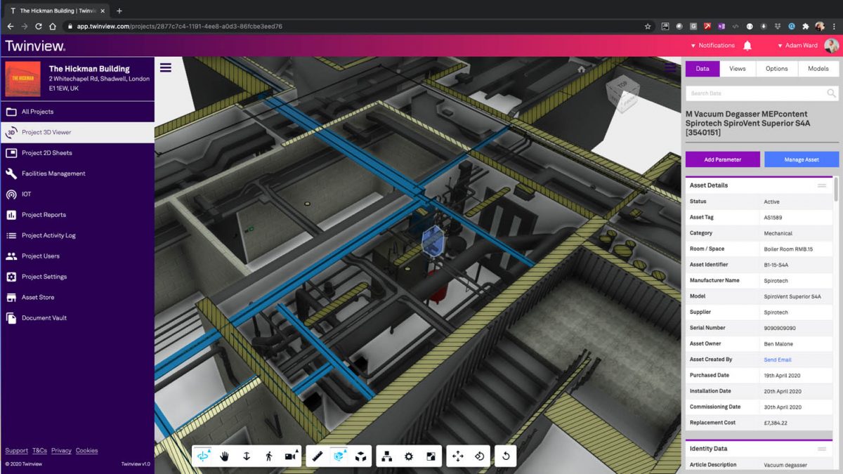 Twinview digital twin platform - AEC Magazine