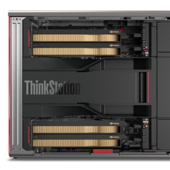ThinkStation PX air baffle enables tri channel cooling
