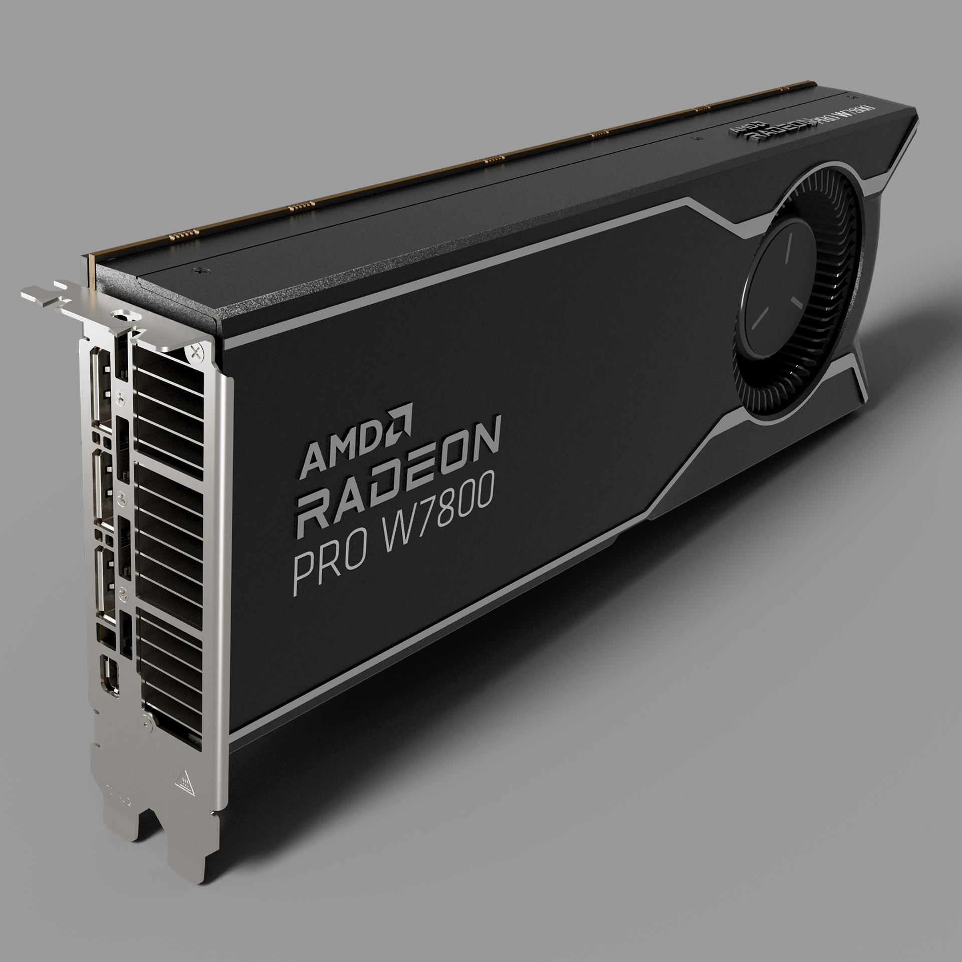 AMD Radeon PRO W7800 with ports