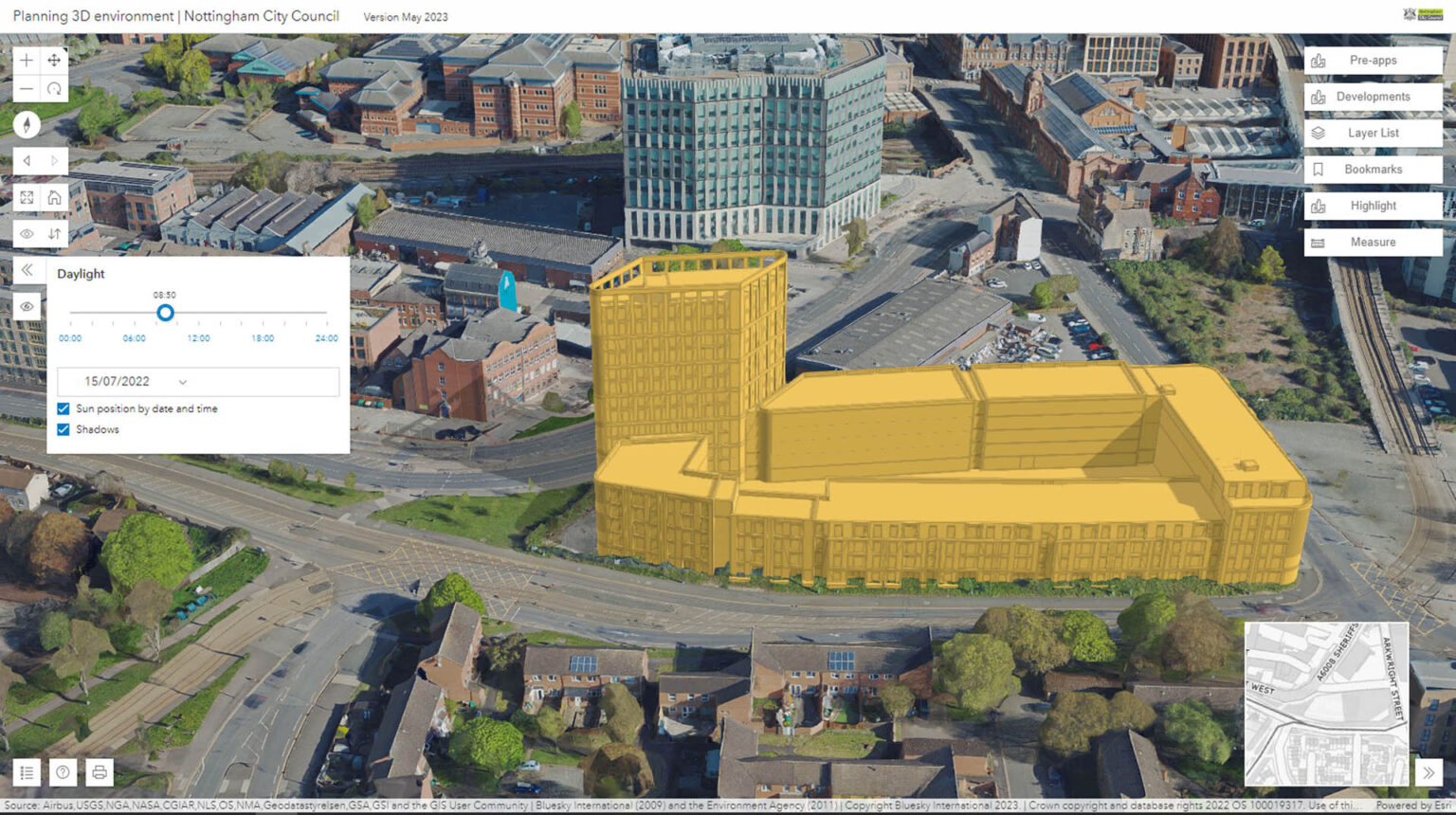 Nottingham extends visualisation for city planning AEC Magazine