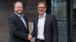 Former FRILO CEO Markus Gallenberger (l.) and ALLPLAN CEO Dr. Detlef Schneider (r.) show unity after the merger.