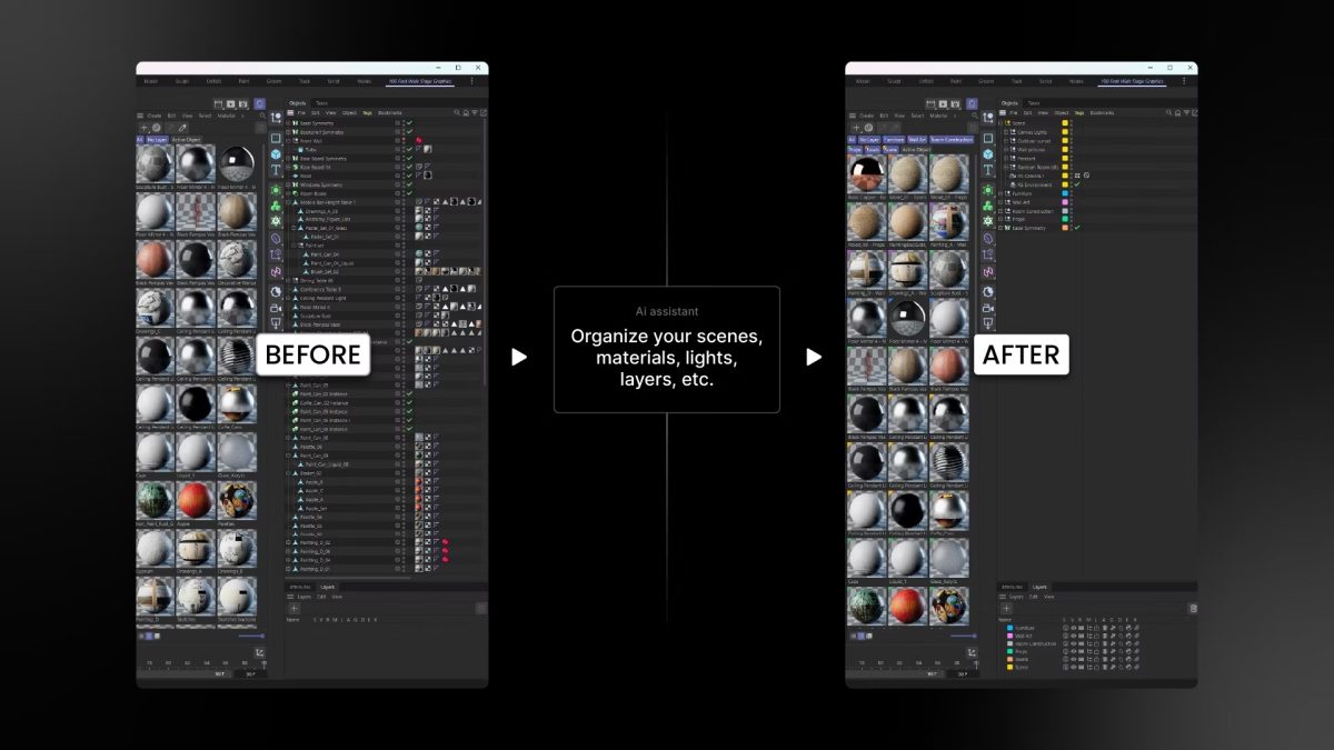Visualisation Instructions Maxon automates Cinema 4D with MCP Server - AEC Magazine